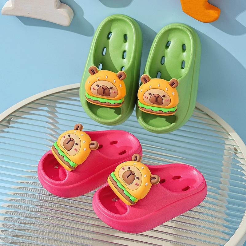 Kapibara Letnie Wodoodporne Sandały Dziecięce Chłopcy i Dziewczynki Dzieci Rodzic-Dziecko Miękka Amortyzacja Sandały do Kąpieli dla Niemowląt
