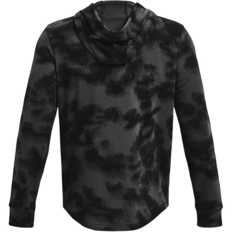 Under Armour Logo Print Camo Hoodie Men Tops Black 1377185-001