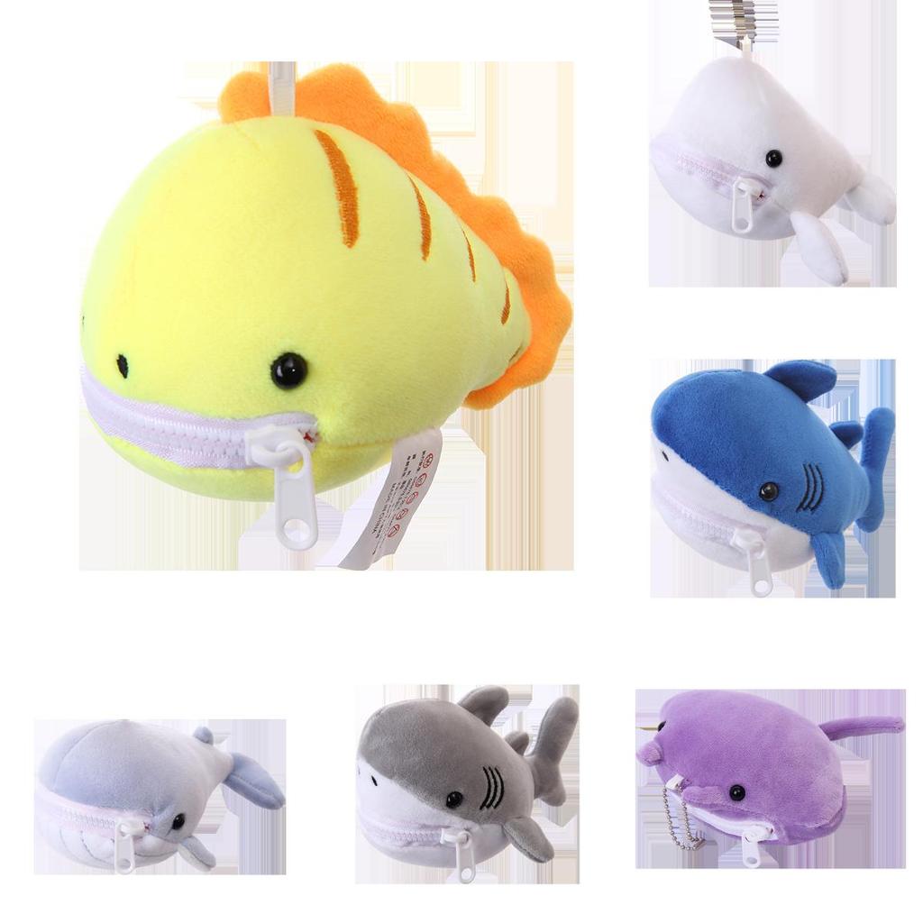 Toy Shark Plush Stuffed Animal Doll With Soft Material For Bedroom Decoration