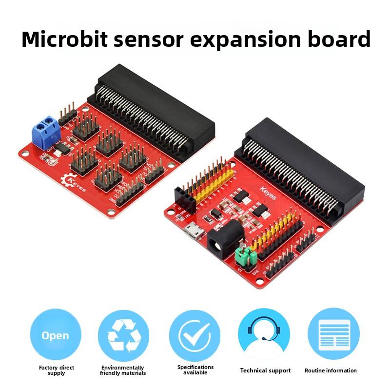 Micro:bit Sensor Expansion Board V2 3.3V 5V Python Programming Development Module