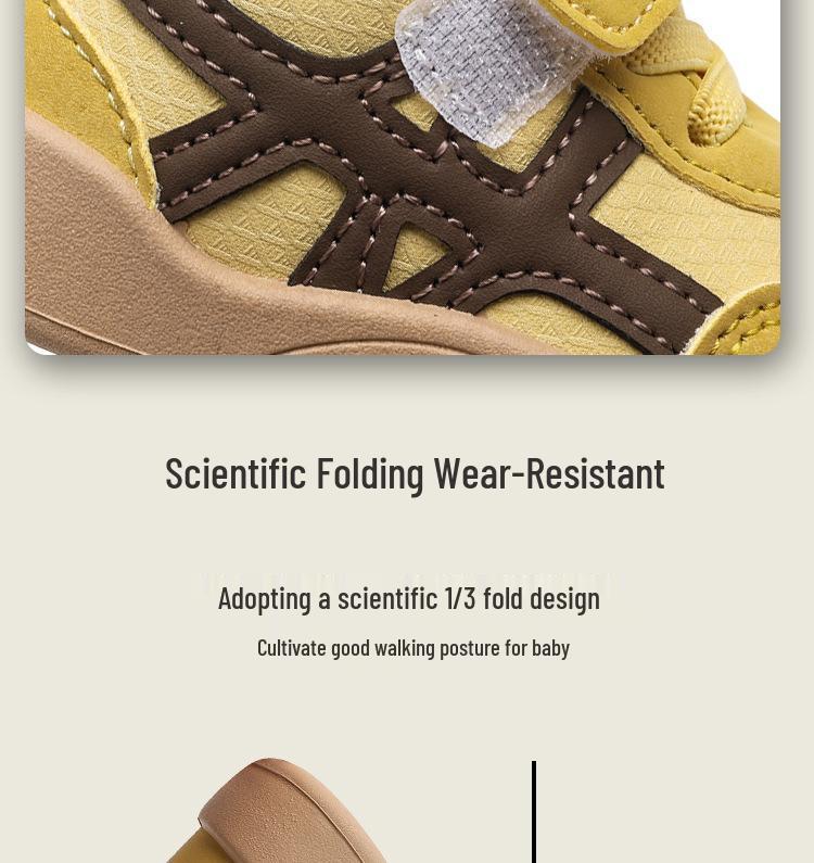 Warme Lederschuhe für Kleinkinder Herbst/Winter (0-6 Jahre) - Weiche, rutschfeste, trittfeste Sohlen für Jungen & Mädchen
