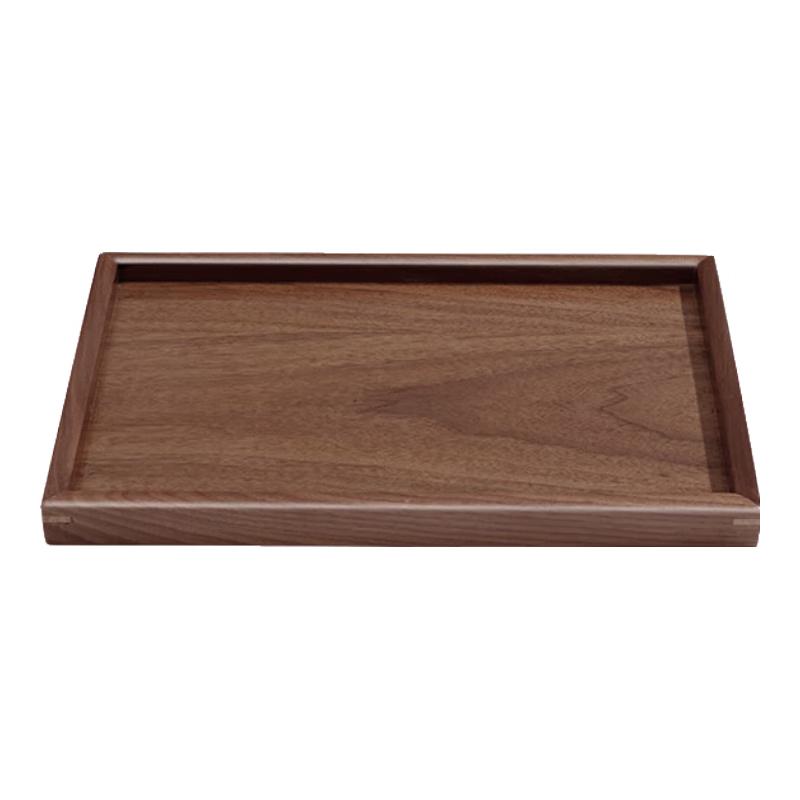 Black Walnut Wood Rectangular Serving Tray