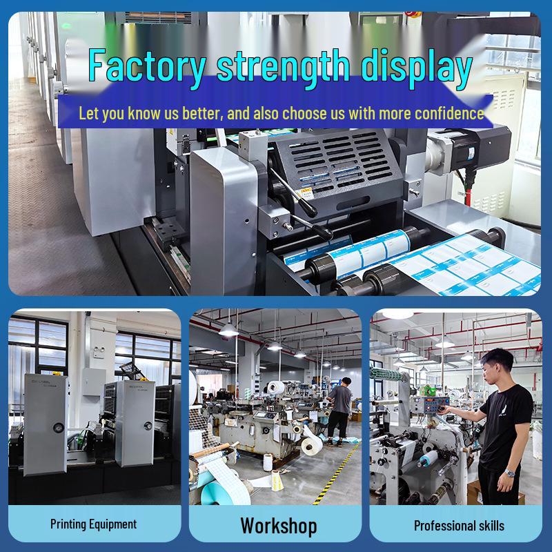 Dual Row Triple-Proof Thermal Label Paper 50x30x20x10 Self-Adhesive Barcode Stickers