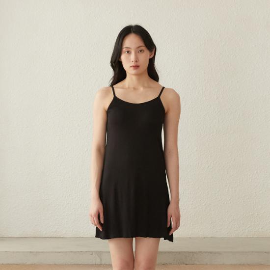 Built-in Dry Five Soft Modal Slip Bra Cap (black, Gray, White)