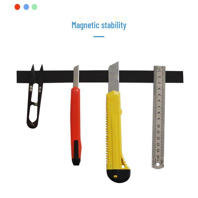 Anisotropic Double-Sided Super Strong Magnetic Rubber Strip for Motors and Curtains
