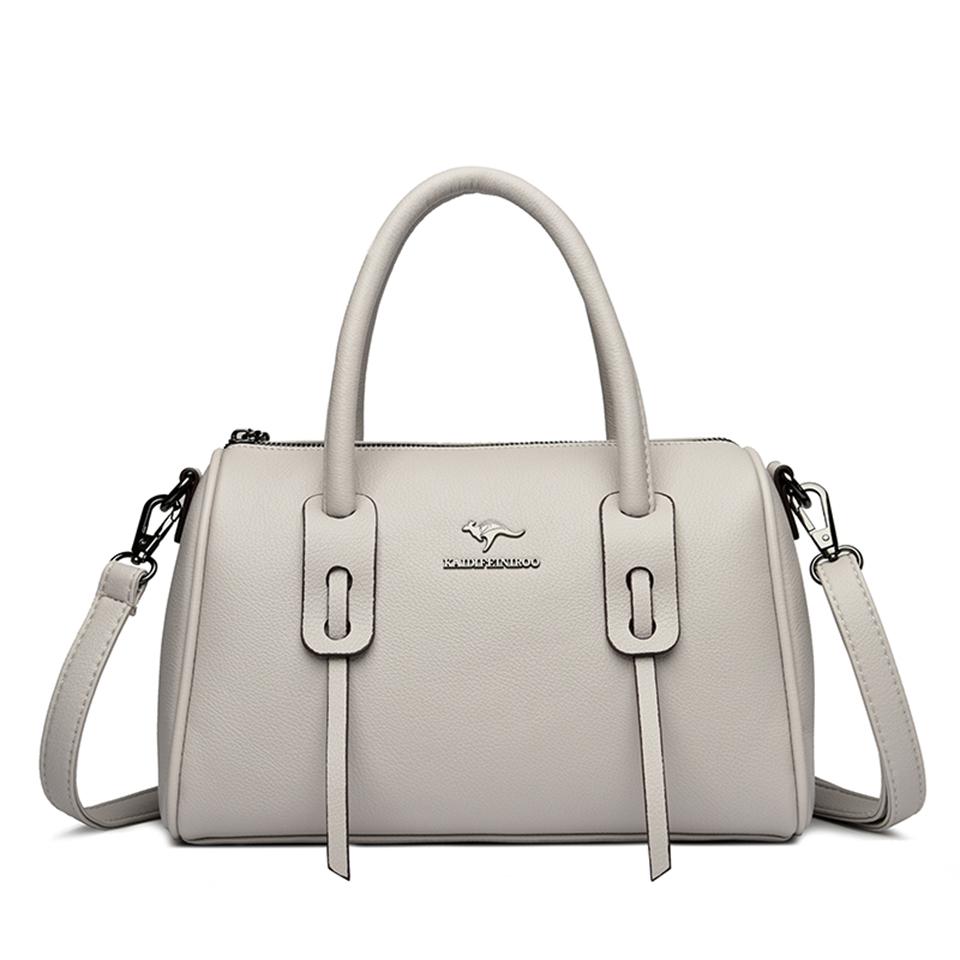 

Сумки из натуральной мягкой кожи для женщин, винтажная сумка через плечо, роскошные дизайнерские женские сумки-кошельки большой вместимости