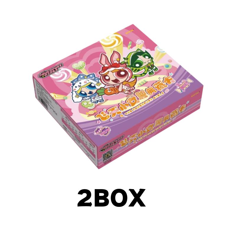 THE POWERPUFF GIRLS Collection Card Candy Pack Vol.1 sealed box Anime Collector Cards Toys Gifts festival gift