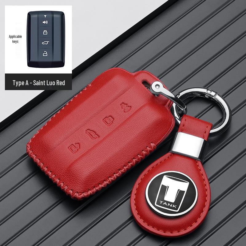 Tank 300/500/400 Genuine Leather Key Case with Buckle
