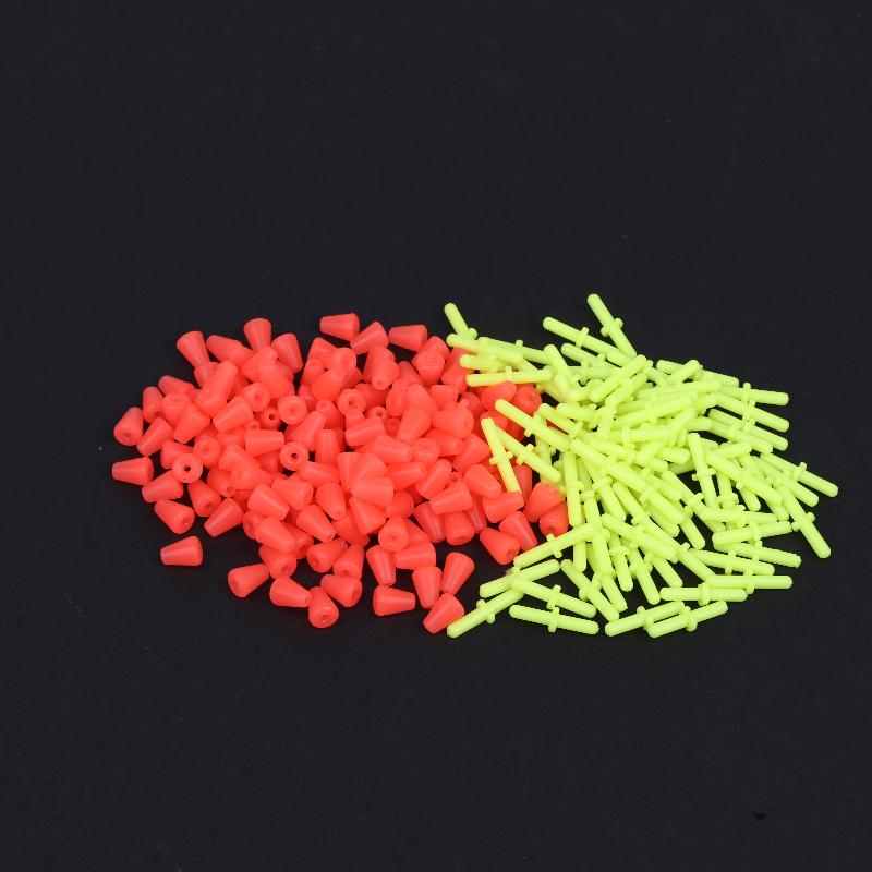 100Pcs/Lot Rock Sea Fishing Anti Wind Bar Cara Rod Bobber Float Stoppers Fishing Tackle Fishing Float Stoppers Tool Accessories