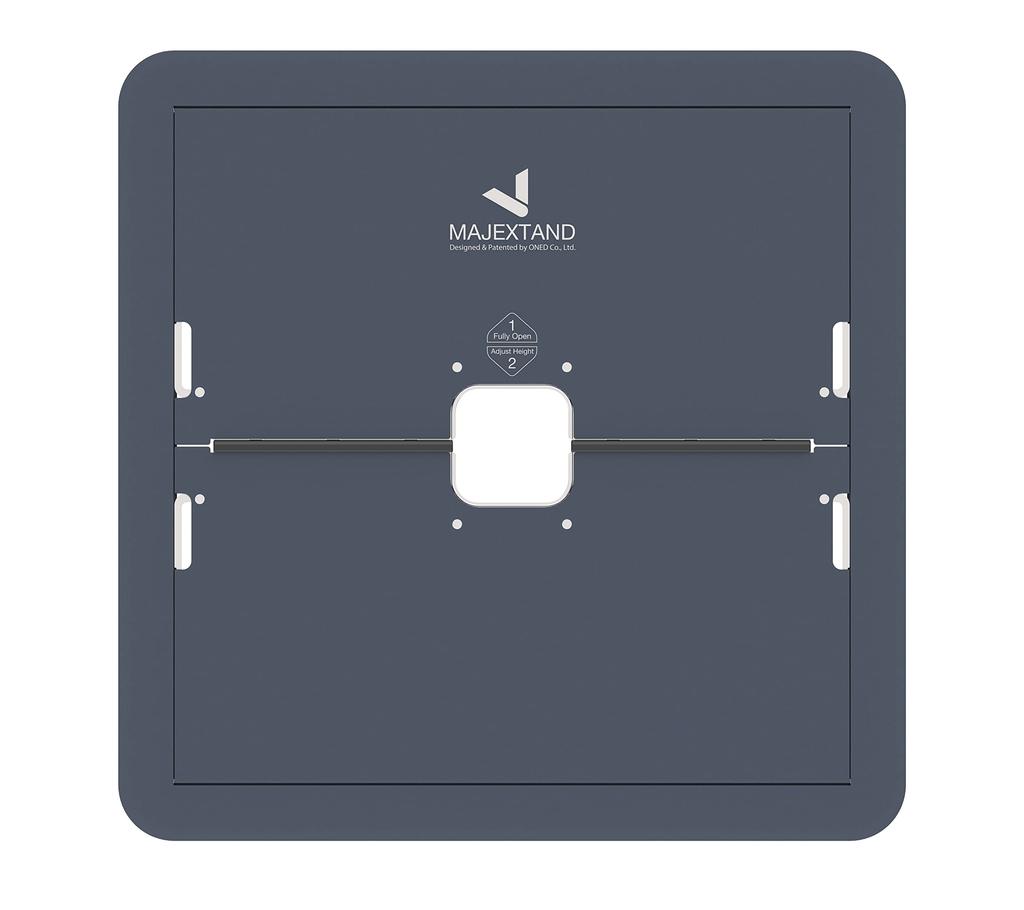 MAJEXTAND Papierdünner MacBook-Ständer, Laptop-Riser, schmaler tragbarer ergonomischer Belüftungsständer, 6 höhenverstellbare Stufen von bis, kompatibel mit Laptops