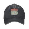 Cappellino da Baseball Vintage MGK Lost Americana Rapper Uomo Donna Denim Usurato Copricapo 2025 Nuovo Album Attività all'Aperto Cappello Regalo