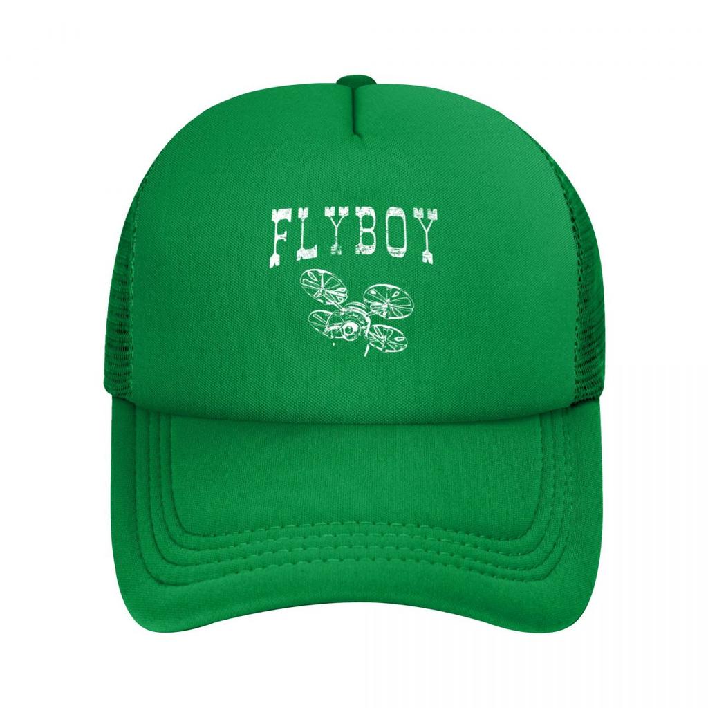 Drone Flyboy Baseball Cap for Unisex Women Snapback Trucker Hat Adjustable Unisex Fishing Mesh Hats