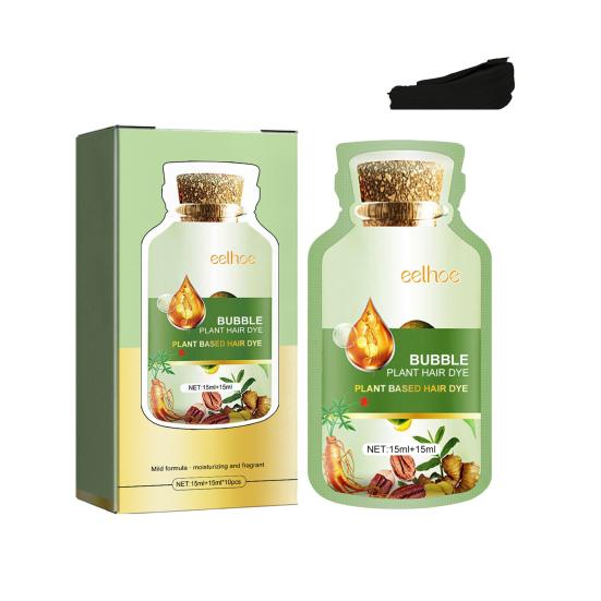 

Yousheng 10 шт. 30 мл пузырьковая краска для волос нежный натуральный растительный экстракт красящий шампунь для мужчин и женщин ботаническая пена для крашения пузырьков D