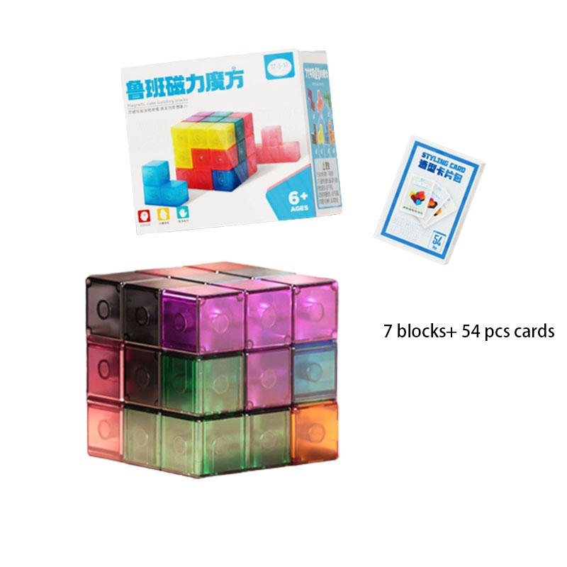 

Магнитные строительные блоки, кубики, креативность, головоломка, детская игра