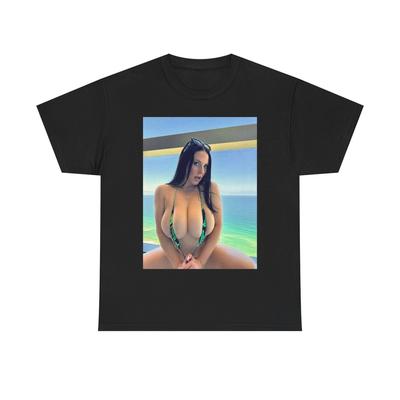 Angela White Unisex T-shirt, Retro Vintage Grafisch T-shirt voor Mannen en Vrouwen