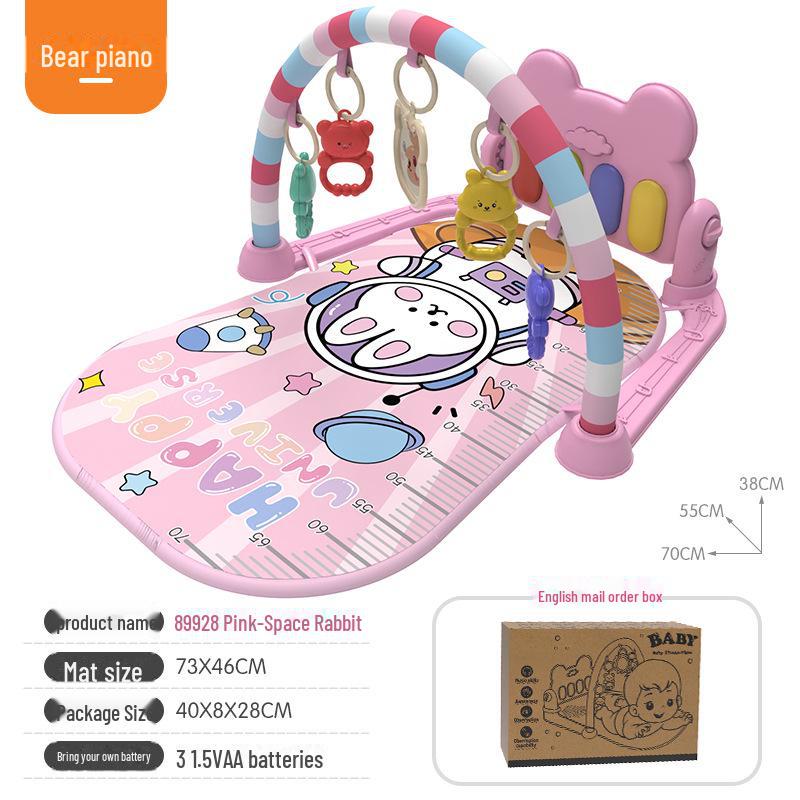 Baby Fitness Rack Music Play Mat with Piano and Drum Features