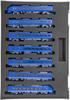 Greenmax N Gauge E653 Series 1000 Inaho, Lapis Lazuli Color, Cooler Cover Replaced, 7-car Set, Motorized, 31762, Model Train, Electric Train