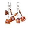 Unique Bread And Coffee Simulation Keychain Fashion Item For Personalize Styles