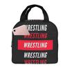 Pro Wrestling Isoliertes Lunchpaket für Damen Kinder Auslaufsicher Lebensmittelbehälter Thermische Lunchbox Tragetasche