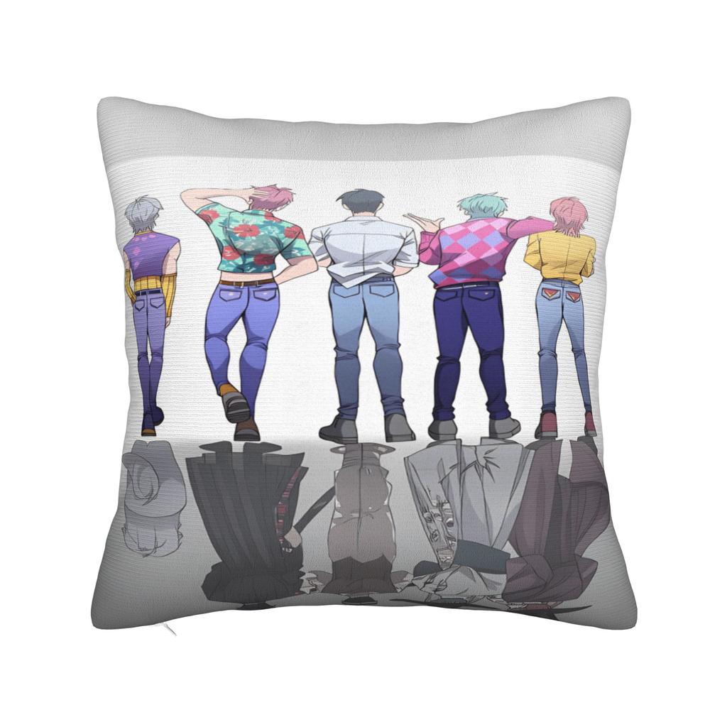Kissenbezug Kpop-inspiriert Modischer Kissenbezug für Sofa Heimdekoration Kissenbezüge