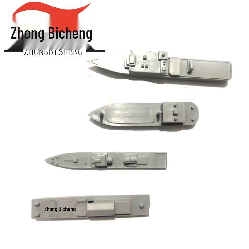 4-Piece Sand Table Ship Model Set