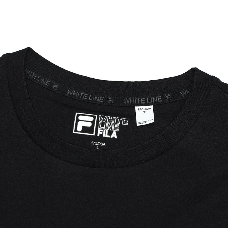 New FILA WHITE T Shirt Men's Jet Black F11M523101F-BK