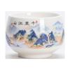 Suet jade porcelain master cup single cup like a duck to water Chinese ceramic tea personal tea cup business gifts