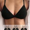 Sexy thread tube top new French bra sports suspender bra no chest pad cross underwear women