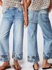 Women's Mid-Waist Straight Leg Embroidered Jeans - Popular Bestseller in Europe and America