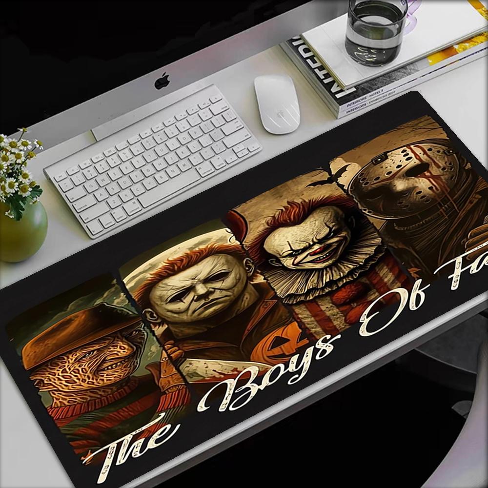 Halloween Horror Theme Mouse Pad, Non Slip Rubber Base, Multifunctional Office & Home Decor, Perfect for Workspace Personalization.