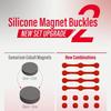 1PC Air Fryer Magnet Clip Fixed Fryer with Sheepskin Paper Liner, Heat-resistant and Portable Silicone Magnet Buckle Yuzi
