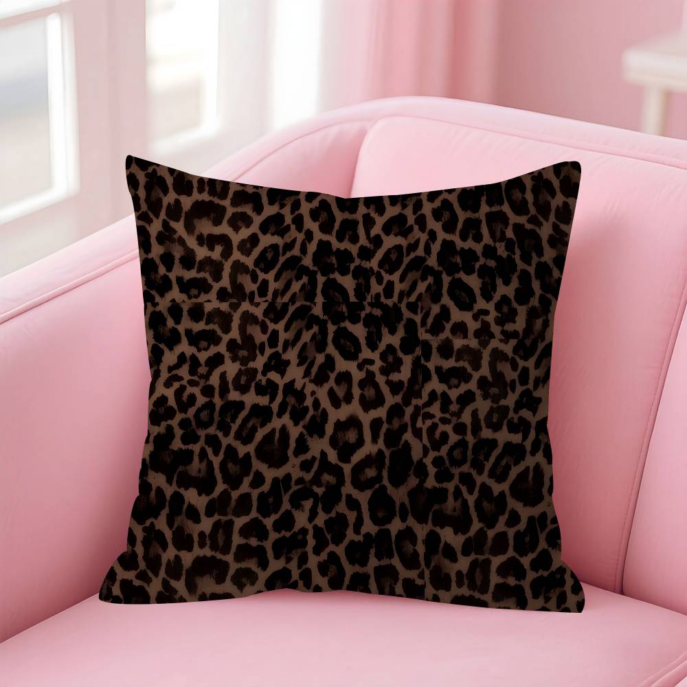 Fashion Leopard Personalized Pillow Dust Cover Bedroom Kids Party Decoration Pillowcase Birthday Children Gift