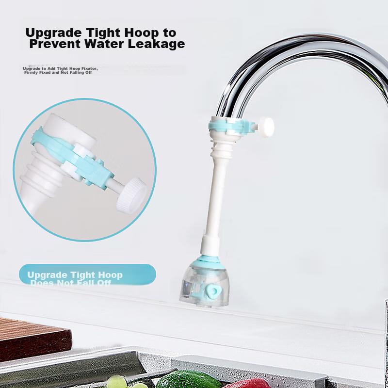 Baijie Faucet Extender, Kitchen Splash-Proof Head, Faucet Anti-Splash Water-Saving Device, Plastic Long Filter