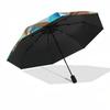 1pc Mega Man Automatic Folding Umbrella, 3-Fold Design, 8-Bone Frame, Outdoor for Fans, Travelers, Daily Use, Gift Idea.Y069