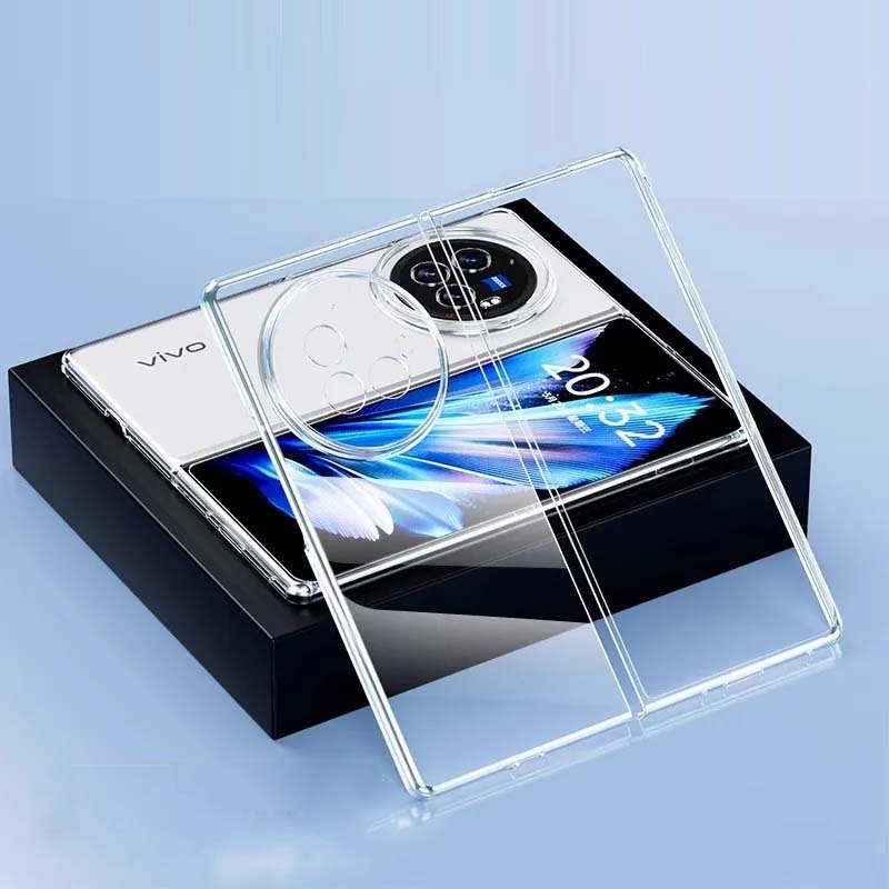 

Для vivo X Fold3 HD Прозрачный чехол для телефона для Vivo X Fold2 Жесткий защитный чехол для ПК для VIVO X Fold Plus Прозрачный прочный чехол для Vivo X Fold 3 2 Fundas For Vivo X Fold3 прозрачный