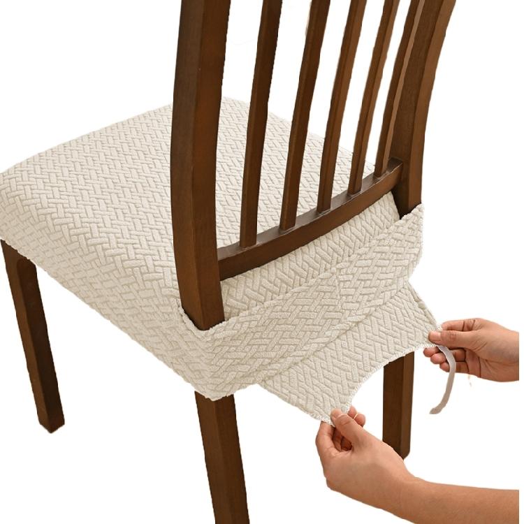 Ergonomic Chair Slipcover Slip Proof Silicone Particles Bottom Surfaces Foam Padding Water Resistant Seat Protectors