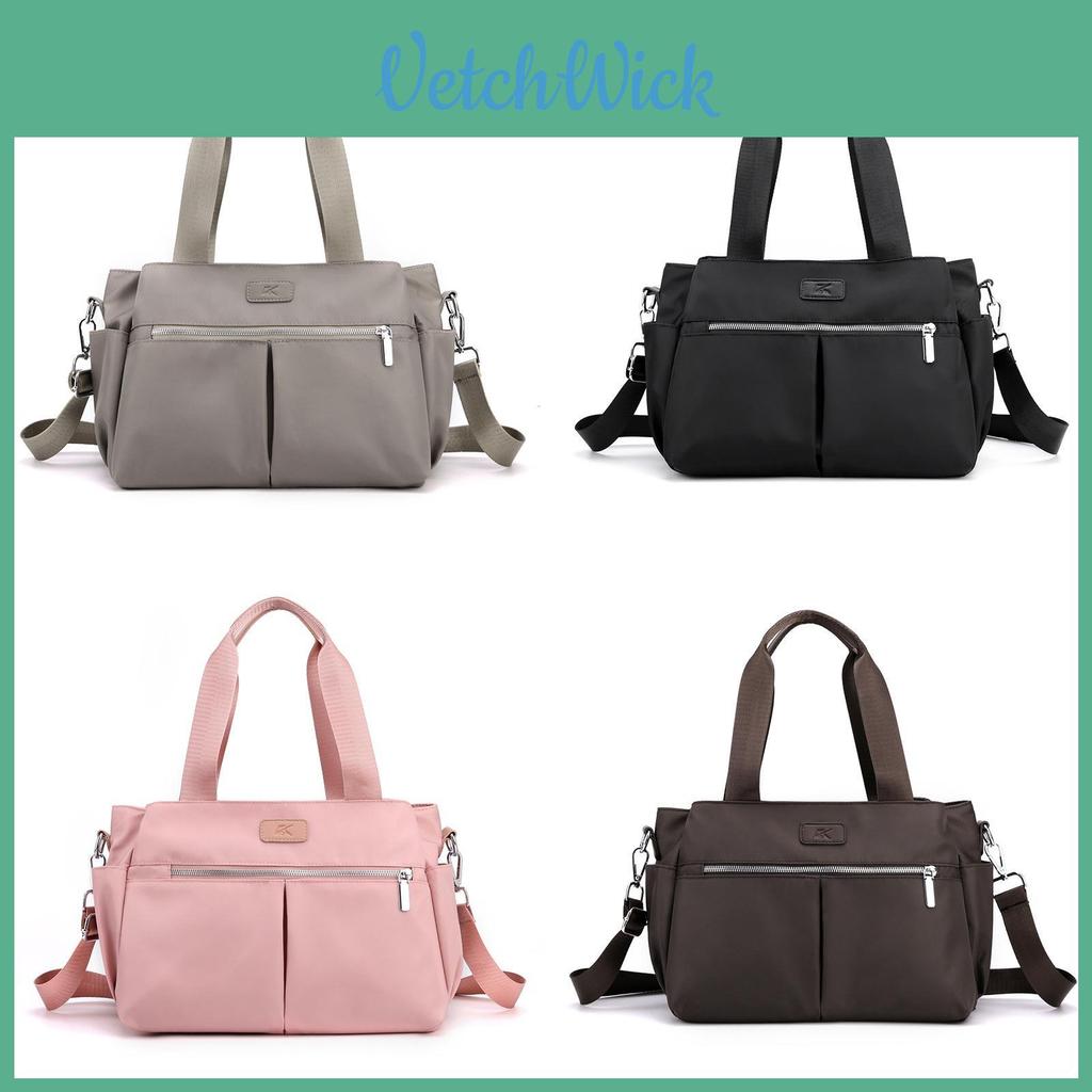 Nylon Crossbody Bag For Women With Zipper Closure And Inner Pockets Perfect For Daily Use