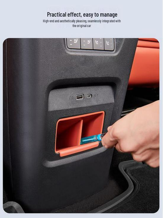 Silicone Storage Box for BYD Tang L Rear Air Vent (DM/EV)