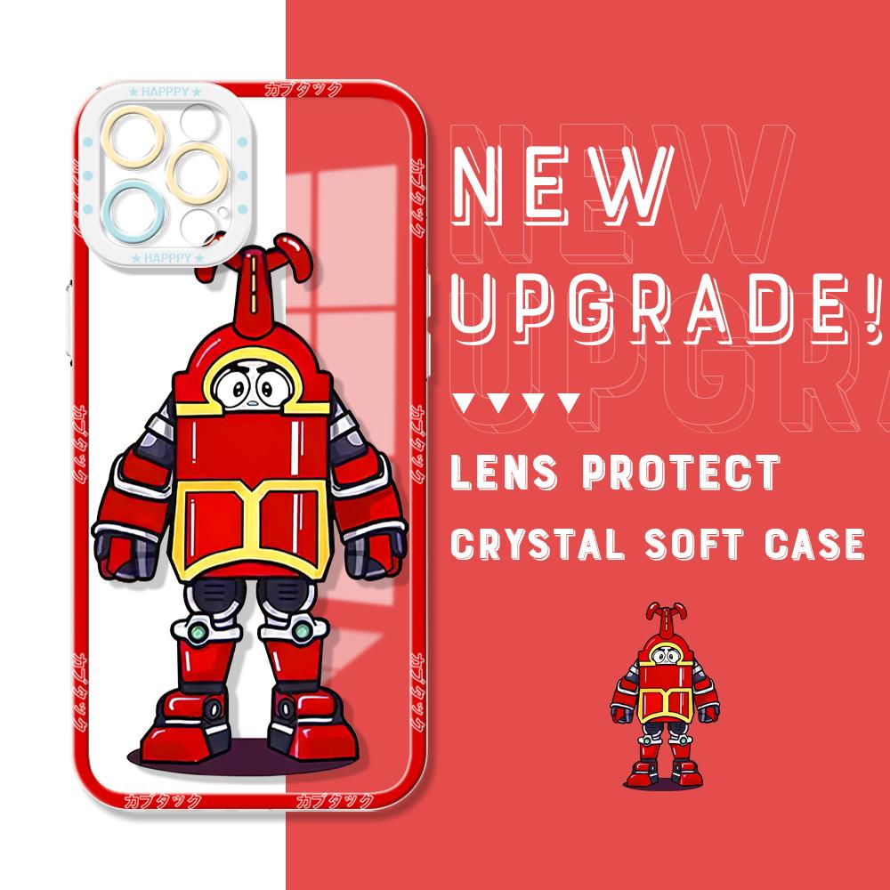 Nárazuvzdorný kreslený vzor měkké pouzdro na telefon Full Cover Camera Transparentní ochranné pouzdro pro Huawei Honor iPhone Samsung Xiaomi Redmi OPPO Realme Vivo