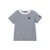 New Summer Children's Striped T-Shirt, Boys' and Girls' Pure Cotton Short-Sleeve Shirt, Thin Half-Sleeve Shirt for Babies and Older Children