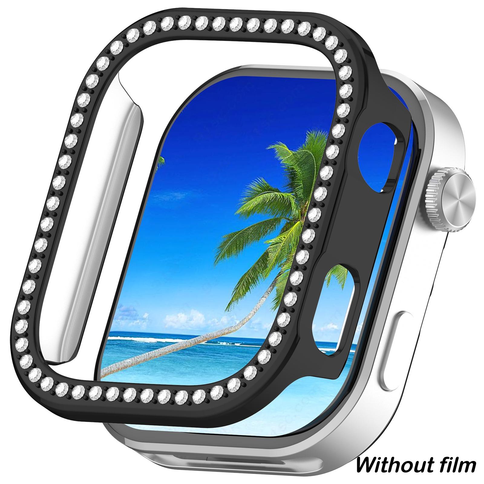 

Bling PC Case for Redmi Watch 6 All-around Bumper Frame for Redmi Watch 6 Watch Screen Protector Case for Redmi Watch 6 чёрный