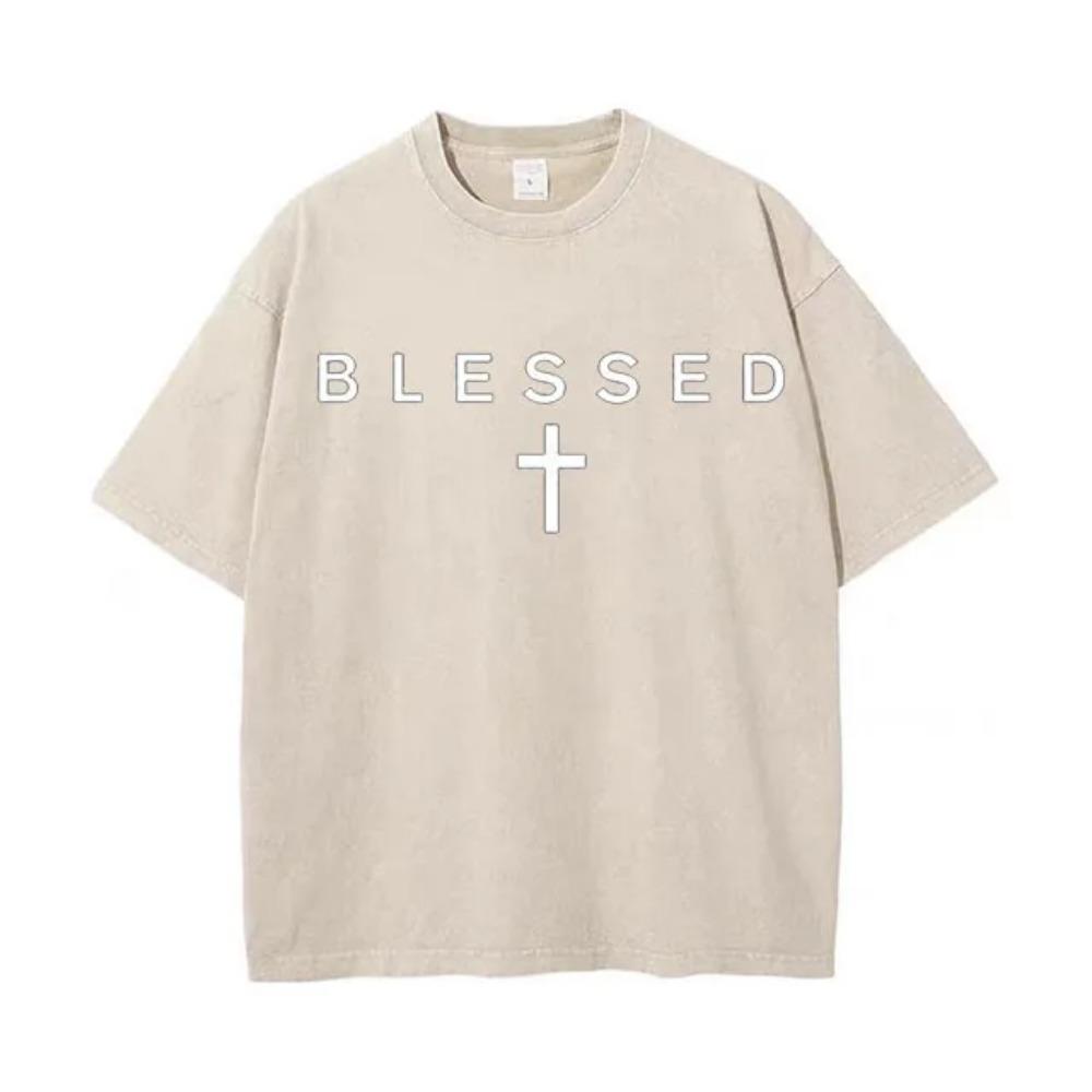 Unisex Christian Faith T-Shirt for Women Men Jesus Christ Cross Design Inspirational Bible Quote Religious Gift Tee Top
