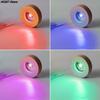 1PC Dia.6cm 5V 1Meter Round USB Wooden Light Base with switch LED Light Rotating Display Stand Lamp Base Home Decoration 1.2W