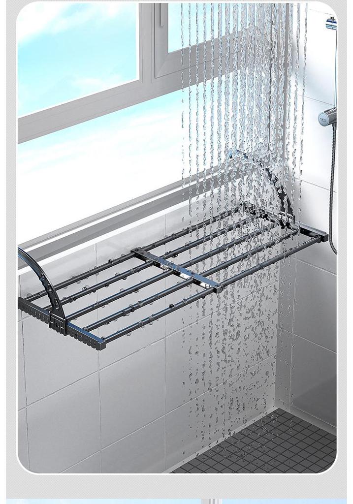 Retractable Balcony Drying Rack for Clothes, Shoes & Radiator Rails