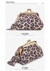 Genuine Leather Leopard Print Mini Coin Purse - Soft Cowhide Multifunctional Change Holder for Women