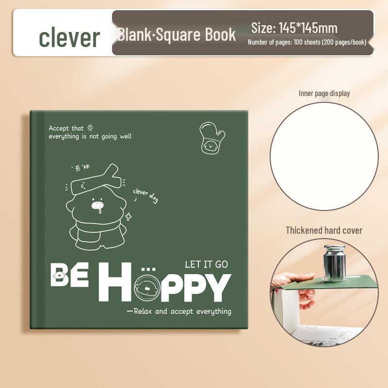 Hardcover Exquisite Planner: Simple Student Diary & Thick Notepad