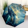 1pc Whale Dreamcatcher Automatic Opening/Closing Umbrella, Portable Folding Design, Iron Frame Outdoor, Unique Festival Gift for Fans & Travelers.V096