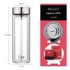 Double-Walled Borosilicate Glass Tea Tumbler