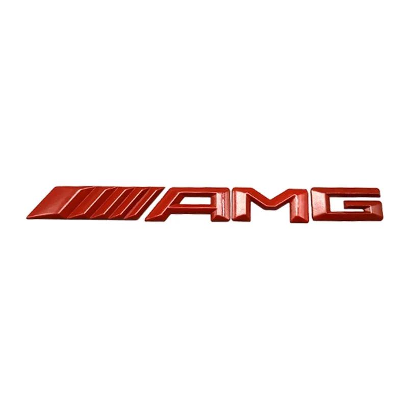 Hots  Metal Car 3d Rear Letter Emblem Trunk Sticker for Mercedes benz AMG C E S GLE CLC Class W204 W203 W205 W124 W221 W213 W212