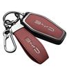 Premium Car Key Bag with Buckle for BYD Han, Qin Plus, Song Pro, Tang, Dolphin, and E9